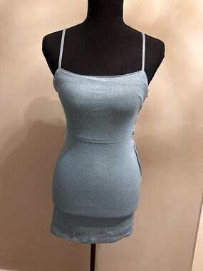 CRYSTAL DOLLS Womens Dress Stretch Spaghetti Strap